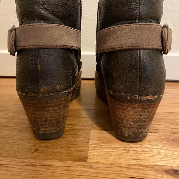 Dansko Shirley Suede Wedge Bootie - Picture 5 of 6